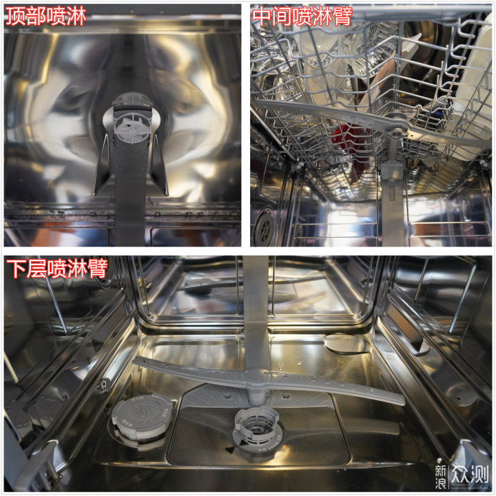 高颜值！最新西门子SJ436全嵌入12套洗碗机_新浪众测